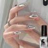 Lustrzany Lakier do Paznokci Pasta do Platerowania Metal Stal Nierdzewna Kolor 6ML Ozdoba do Paznokci