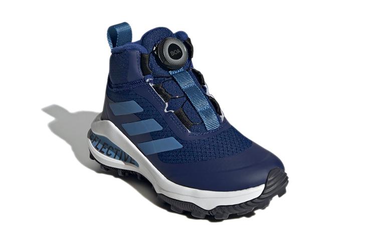 adidas Fortarun Freelock All Terrain K Slip Resistant Abrasion Resistant High Top Kids' Running Shoes Indigo Kids' FZ5473