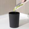 Trash Can Plastic Wastebasket Round Garbage Container Bin for Bathroom Kitchen Bedroom Home Office College Dorm