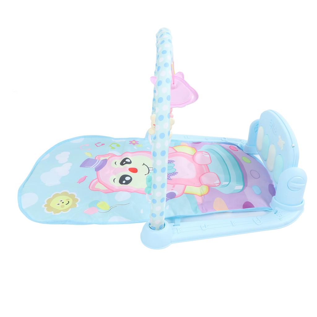 Baby Gym Play Mat Baby Activity Gym Mat with Music Tummy Time Padded Toy Baby Play Mat Gift