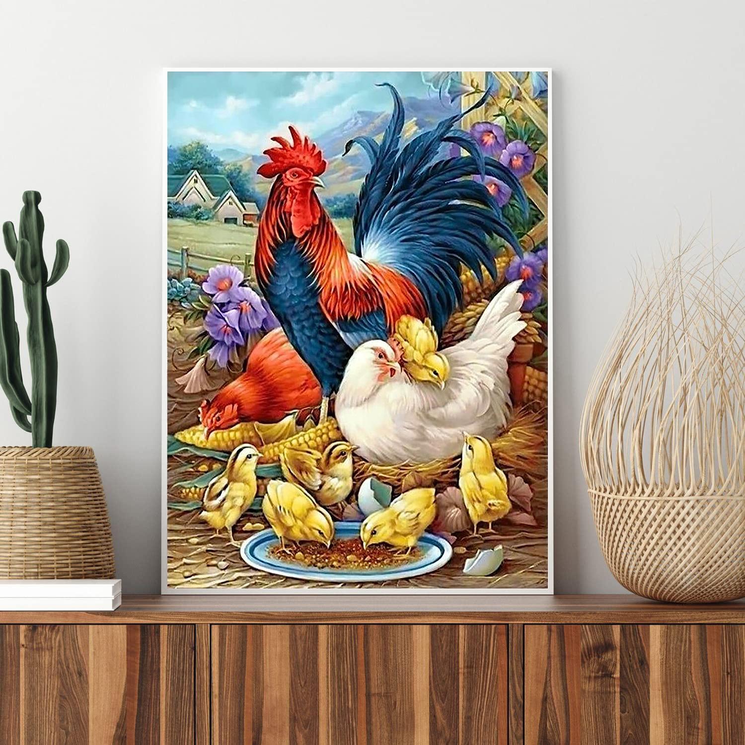 

5D DIY Алмазная картина Различные животные Алмазная вышивка Набор крестиков Полный горный хрусталь Мозаика Украшение дома Square 40x50cm