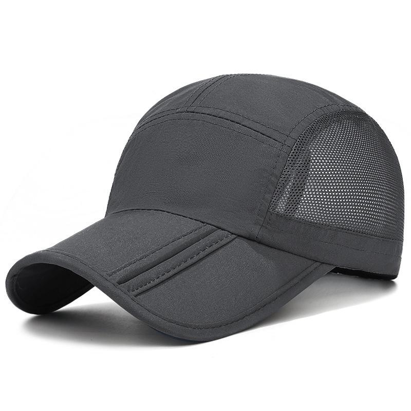 New Design Quick Drying Baseball Cap Packable Lightweight Outdoor Hat Breathable Polyester Visor Cap