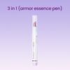 3.5ML 3-in-1 Nail Care Pen Cuticle Pusher Nail Oil Pen with Ceramic Tip Men Women Hangnail Dry Damaged Nails Cuticle Treatment Remover Pen