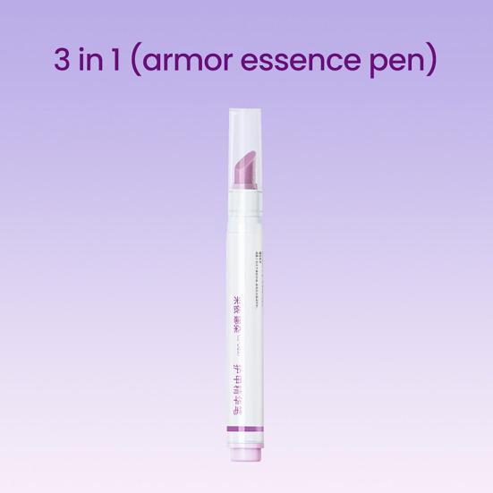 3.5ML 3-in-1 Nail Care Pen Cuticle Pusher Nail Oil Pen with Ceramic Tip Men Women Hangnail Dry Damaged Nails Cuticle Treatment Remover Pen