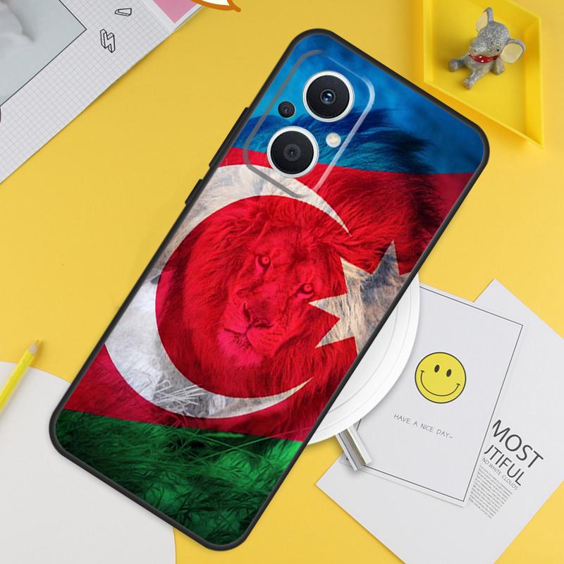 Azerbaijan Flag For OPPO Reno 8T 11F 12F 13F 14F 7 8 Lite 10 11 12 13 14 Pro OPPO Find X9 X8 X5 X6 Pro Case