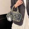 Neue Denim-Mode, große Kapazität, für den Außenbereich, Pendeln, tragbar, Schulter-, Crossbody-, Achseltasche