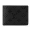 Multiple Monogram Midnight Coated Canvas Wallet Men Wallet Black M26744
