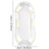1PC Inflatable Water Hammock - Floating Bed, Swim Ring Tube, Pool Mattress, Beach Lounger Chair for Summertime Beach Outdoor