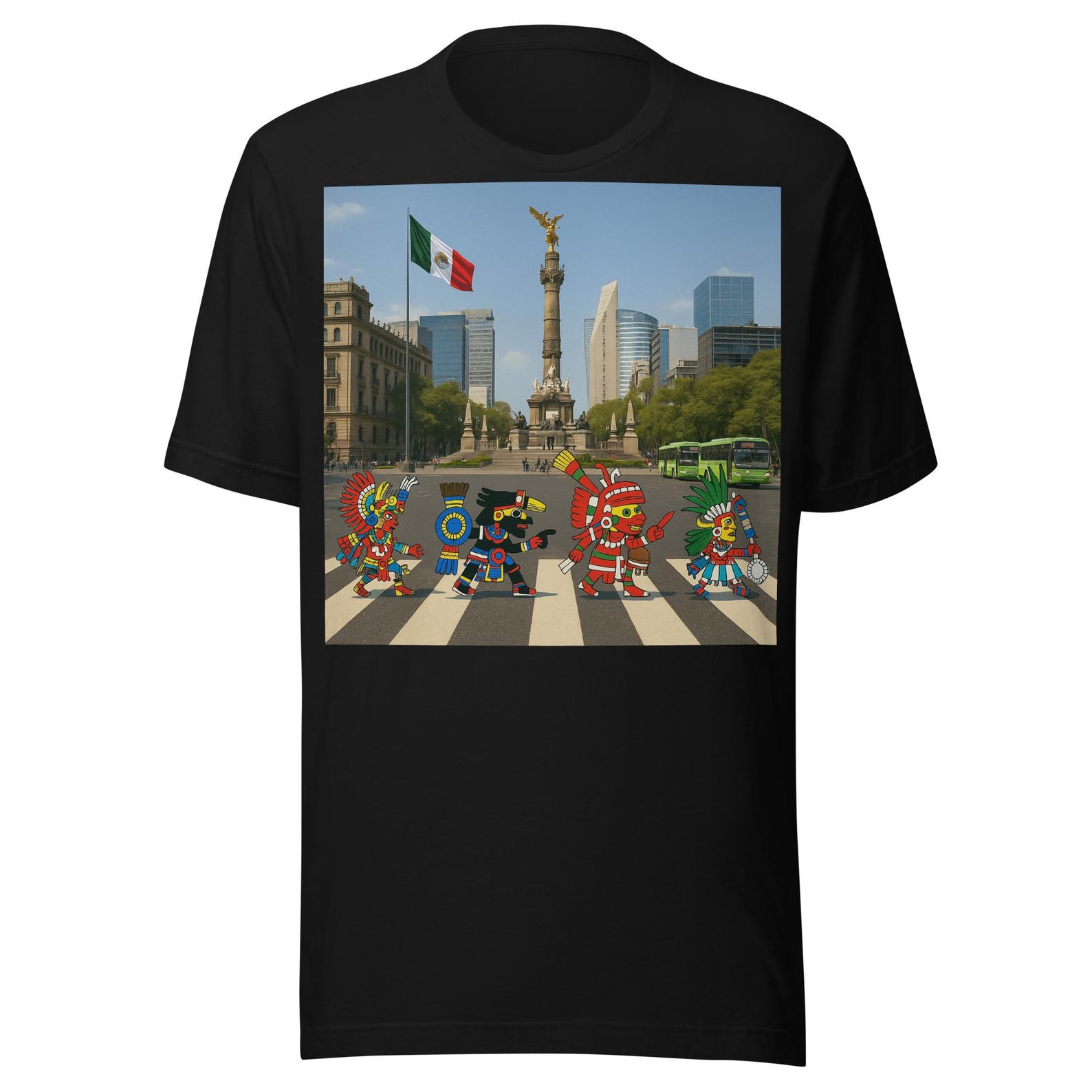 Aztec Characters Mexican Culture Art Unisex t-shirt 3XL