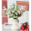 Artificial Jasmine Flowers 5 Branches 20 Blossoms Silk Flower Bouquet For Weddings Decor Photography Props And Office Decoration