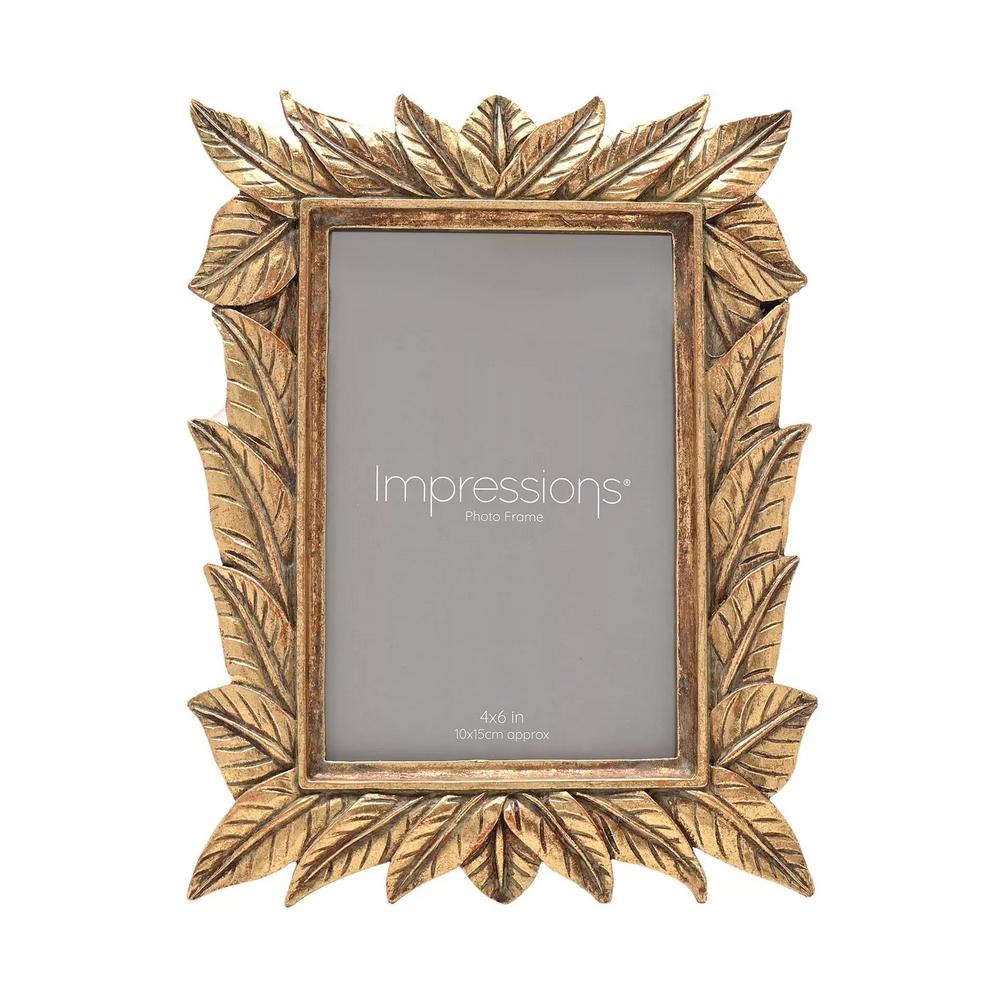 Widdop Impressions Resin Leaf Photo Frame