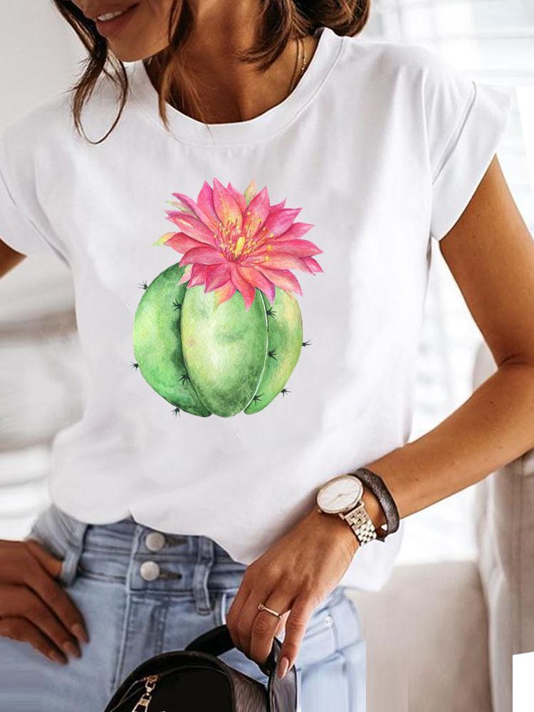 Clothes Fashion Love Plant Cute Lovely Style Short Sleeve Pr