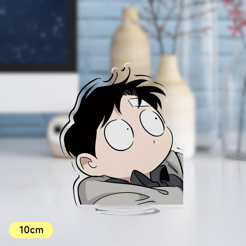 Hot Korean Cartoon BL Manga Anime Roses and Champagne Acrylic Stand Figure Standing Desktop Display Fans Collection Jewelry Gift