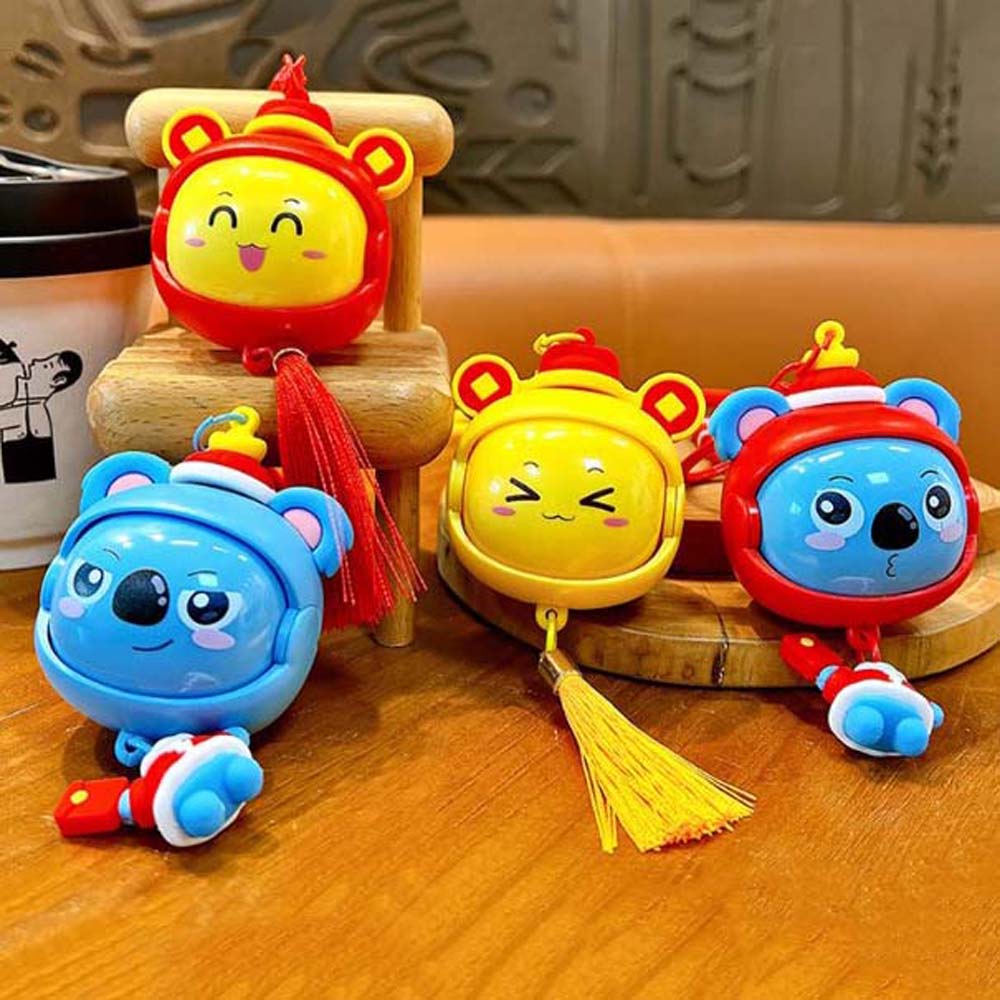 Cartoon Koala Snake Cartoon Koala Face Makeup Toy Face Changing Toy Keychain  Playing Supplies