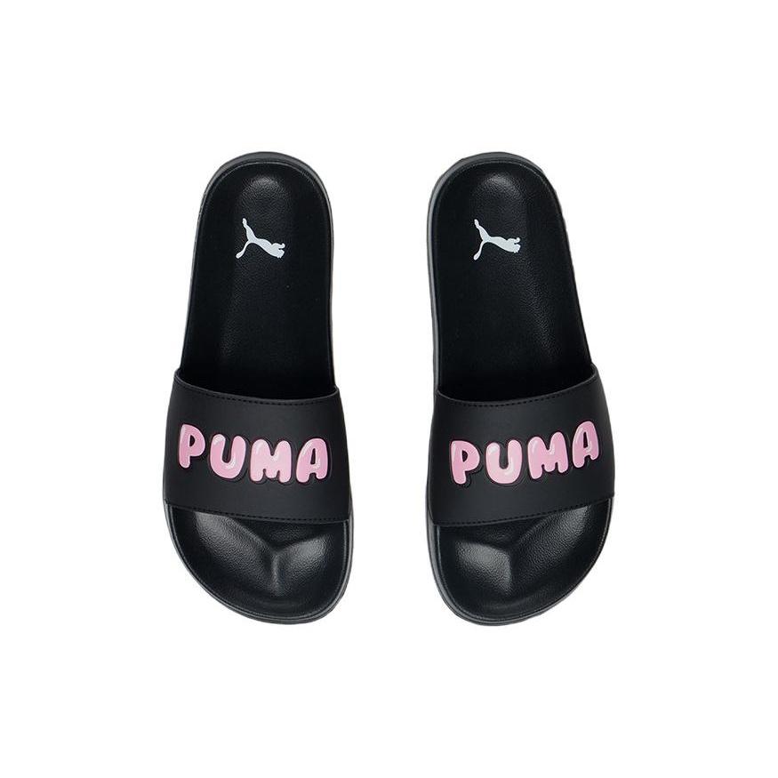 (WMNS) PUMA Leadcat 2.0 Logo Slide 'Black' Women's 387234-02