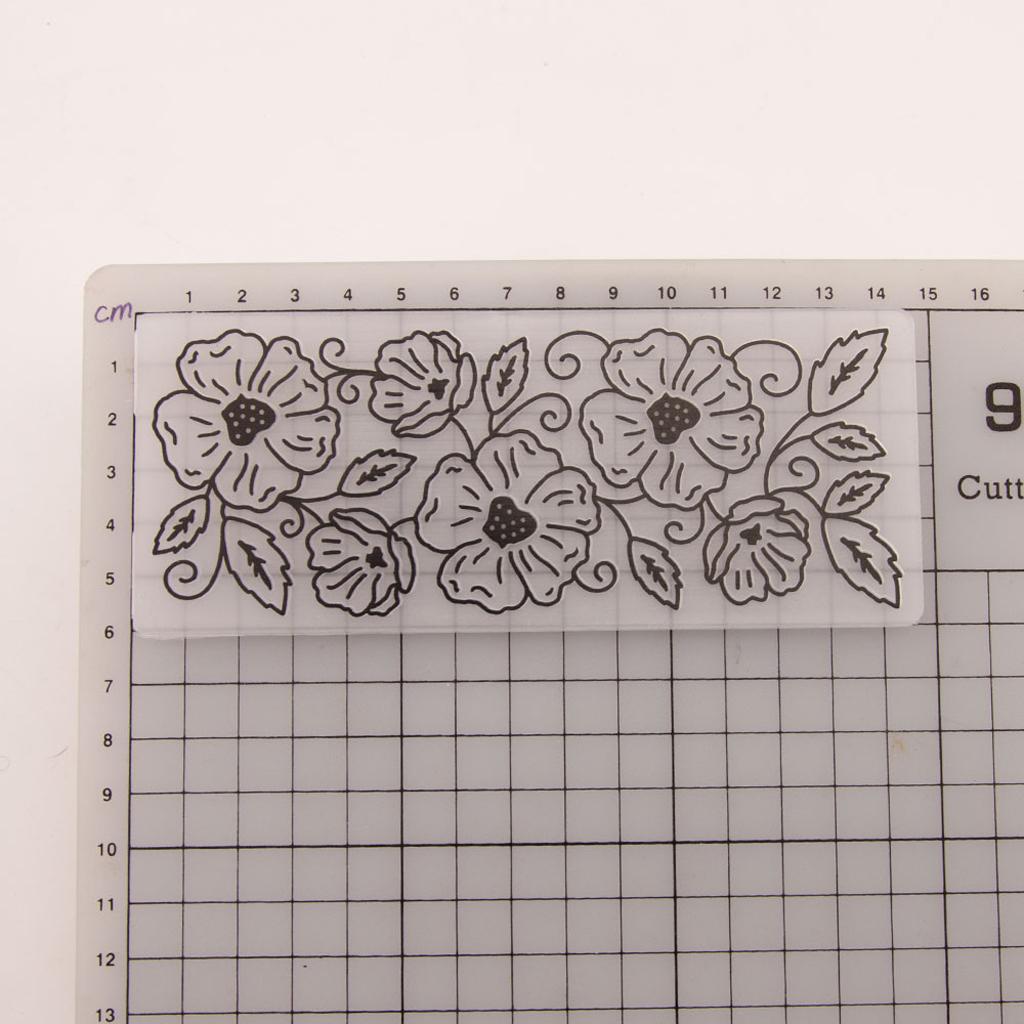 Flower Leaf Embossing Folder Template Photo Album Card Paper Making Decoration