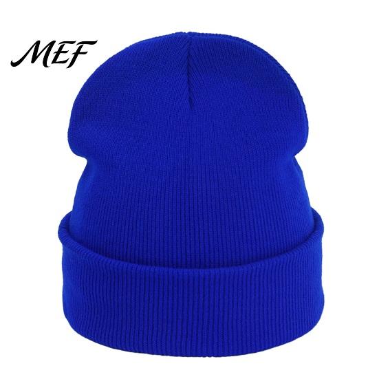Outdoor Sports Winter Hat Unisex Solid Color Knit Beanies, Classic Slouchy Skull Cap for Winter, Soft Thermal Casual Warm Headwear Men