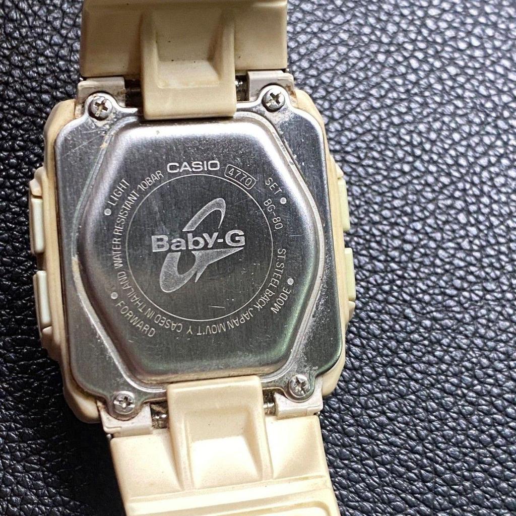 Used Casio CASIO BG-80 Rare Ana-Digi Baby-G Watch Ladies