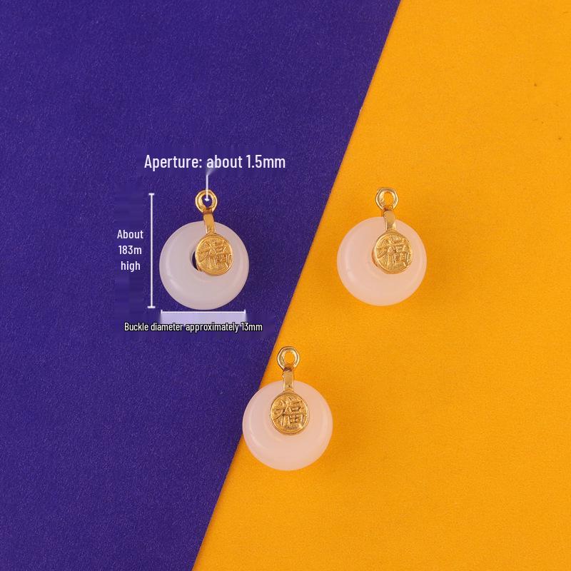 Handgefertigter Legierter Glasierter Friedensschnallen-Wolkenverschluss-Anhänger für DIY Armbänder, Ohrringe und Schmuck im Antikstil