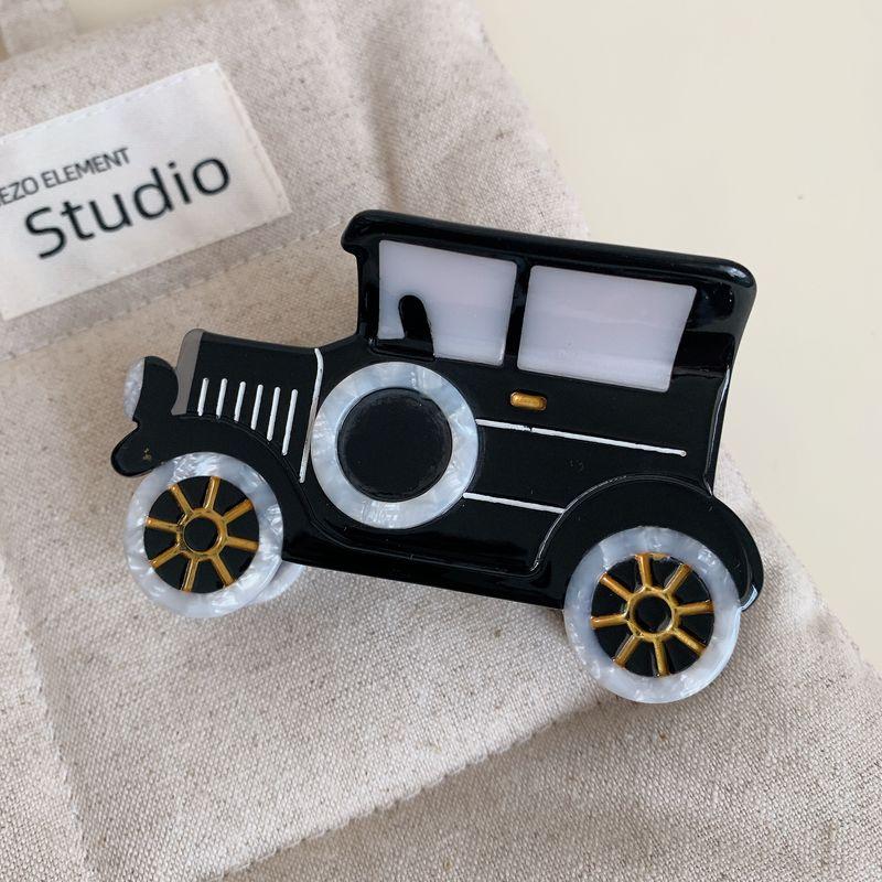 

1 шт. Новый креативный автомобильный зажим из уксусной кислоты, мультяшная полицейская машина, спортивный автомобиль, заколка для волос, зажим-акула для собранных волос на затылке, украшение для волос