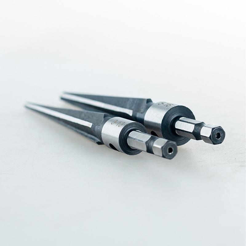 Reamers For Metal 5pcs Metal Hole Opener Tapered Reamer Tool Handheld Chamfer Reaming Tool Bridge Pin Hole Hand Reamer