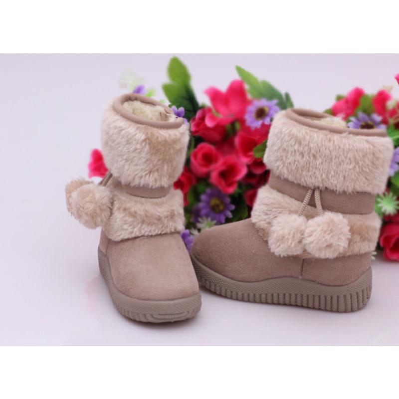 Детские зимние сапоги утолщенные и бархатные — фото 17