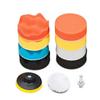 11PCS Auto Beauty SpongePolishing Kit Foam Waffle Pad Car Wash Cleaning Detailing Tool Auto Motorcycle Removes Scratches