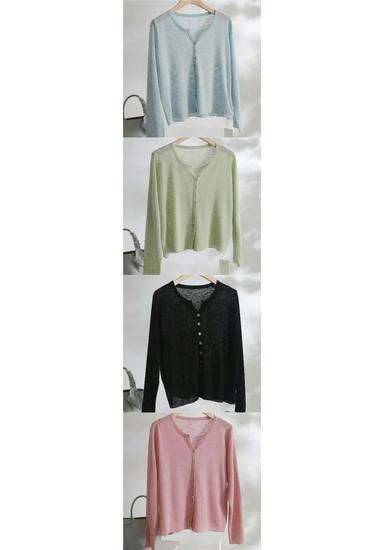 Women's Bamboo Linen Sun Protection Cardigan - Short, Long Sleeve, Lightweight, with Shawl Top for Summer.