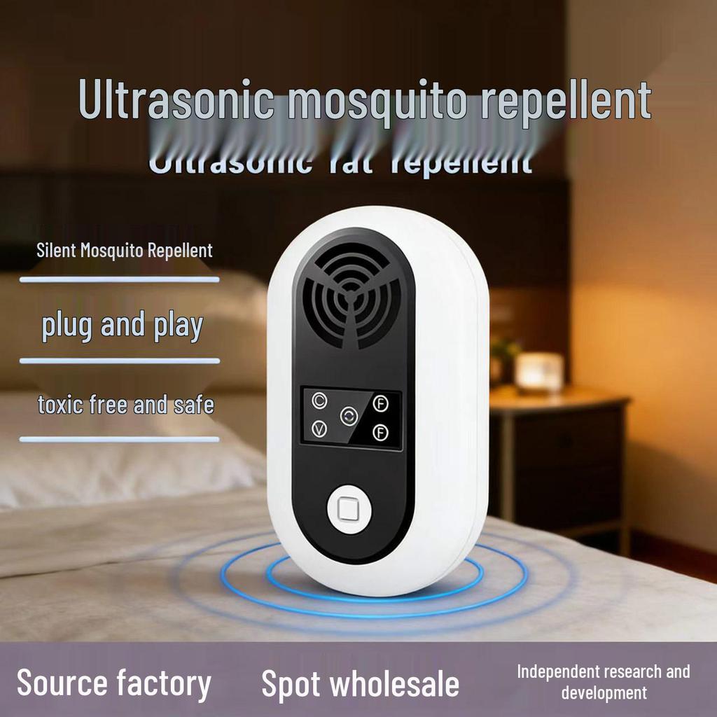 High-Efficiency Ultrasonic Rodent Repeller: Silent Electronic Pest Control for Cats & Homes