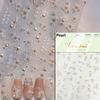 1 Pc 5D Sunflower Nail Stickers Rose Daisy Cherry Blossom Self-adhesive Nail Art Stickers Oil Painting Decorative Sticker