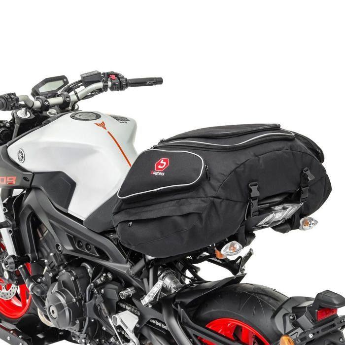 Sacoche de selle - Bagtecs X50 - 50L - Noir - Universelle pour moto et scooter