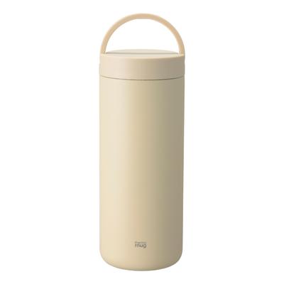Thermo Mug Stainless Steel Lantern Bottle, 600ml, Ivory, LB24-60
