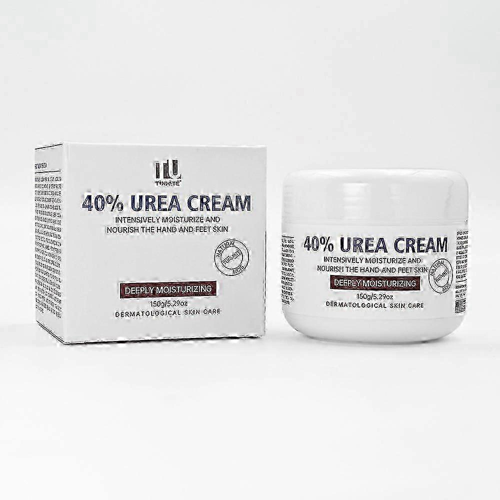 40% urea cream is suitable for feet, hands, elbows, legs and knees.