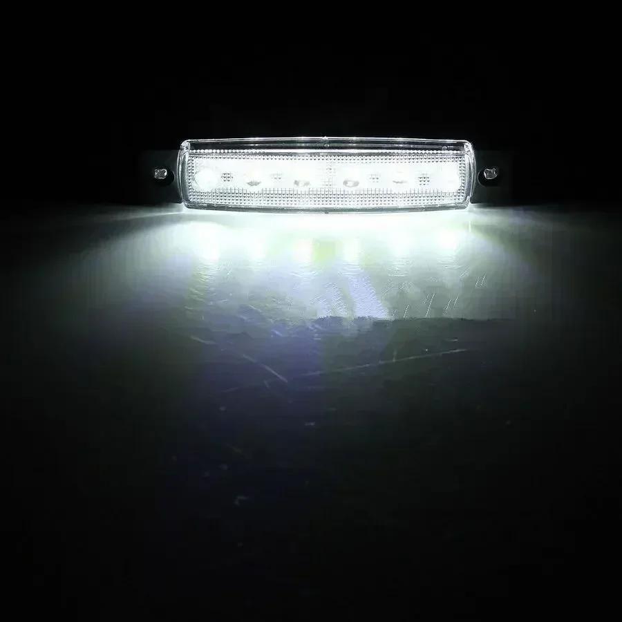 Car External Lights LED 12V 6 LED Side Marker Light For Trailer Truck Boat Bus Low Trailer Rear Warning Lamp