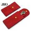 Jewelry Organizer Bag Watch Anti-wear Anti-scratch Shock-proof Press Button Short Velvet Pouch Snap Design Portable Packing Daily Use