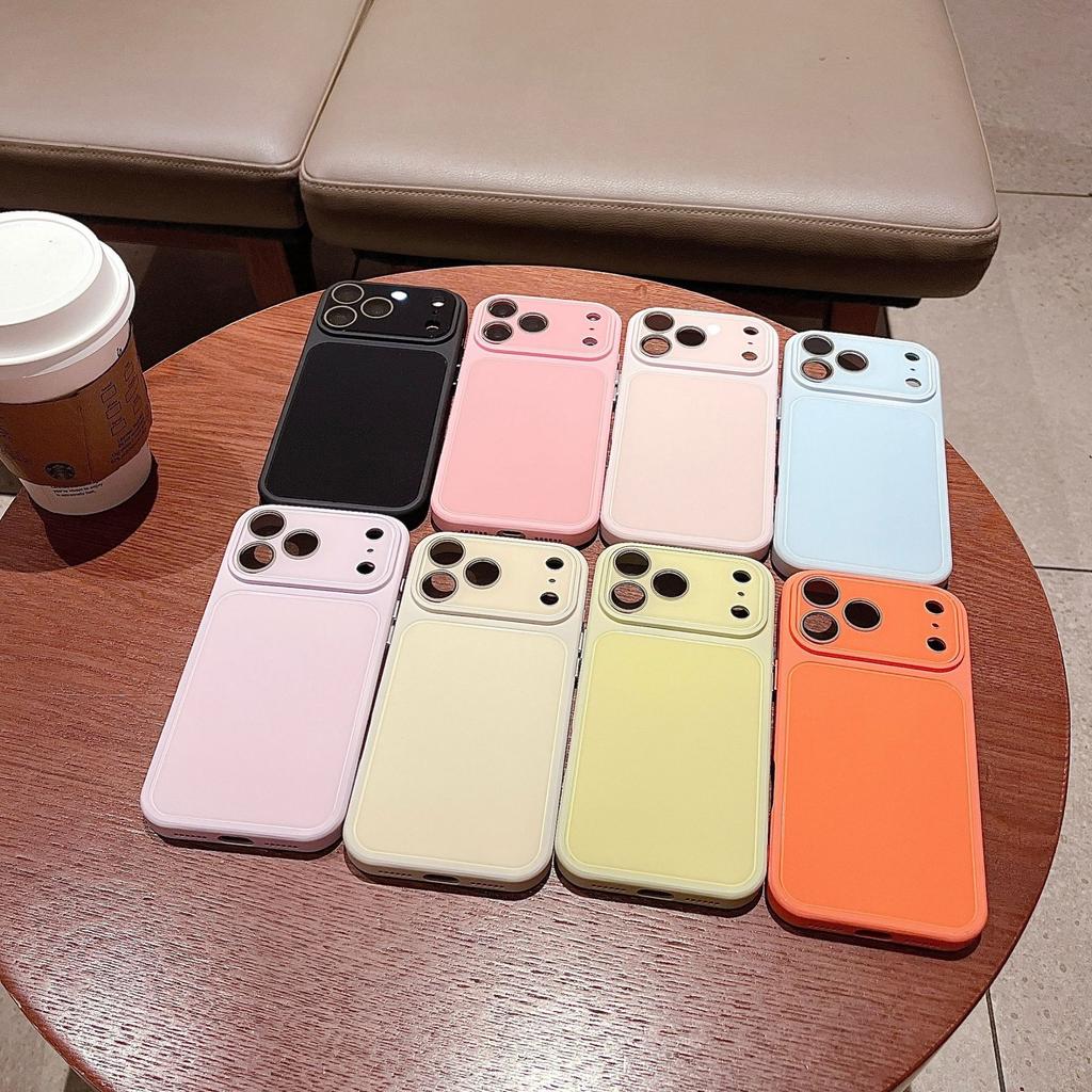 Applicable to iPhone17PROMAX second-generation large window mobile phone case Apple 16 magnetic tape metal button protective case