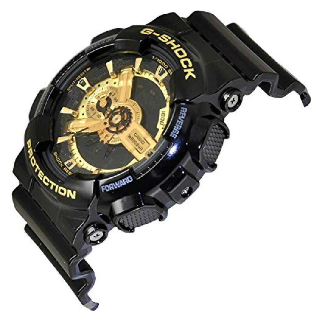 CASIO MODEL Gold and Black Wristwatch G-SHOCK NO. ga110gb-1a (GA-110GB-1A) [Parallel import ]