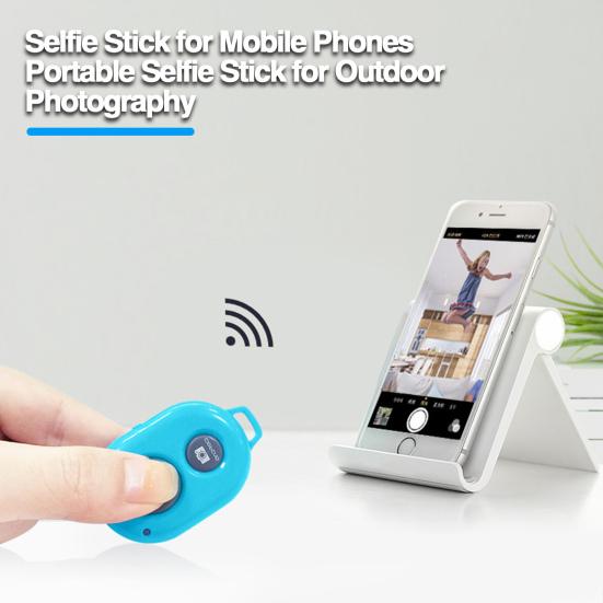 Remote Control Button Wireless Bluetooth-compatible Selfie Stick Low Latency Long Distance Shutter Self-Timer Camera for iPhone/for Android Phone