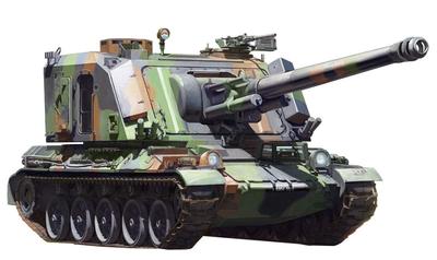 Meng Model 1/35 French Army 155mm Self-Propelled Howitzer AUF1 Plastic Model MTS004