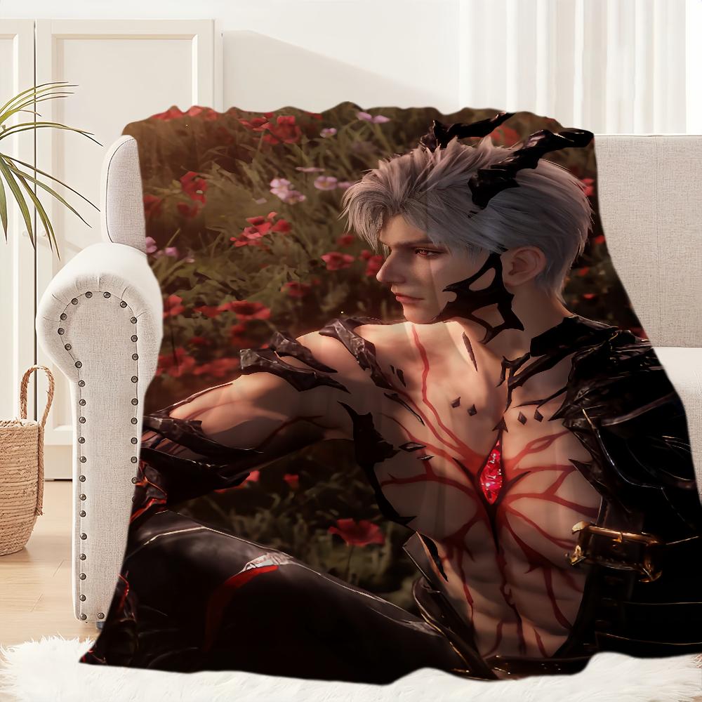 Game Love and Deepspace Sylus Warm Soft Plush Nap Blankets Sofa for Living Room Office Bedroom Home Travel Kid Birthday Gifts