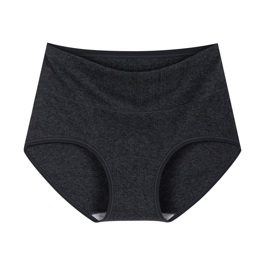 Women S High Waisted Cotton Triangle Underwear Antibacterial Breathable