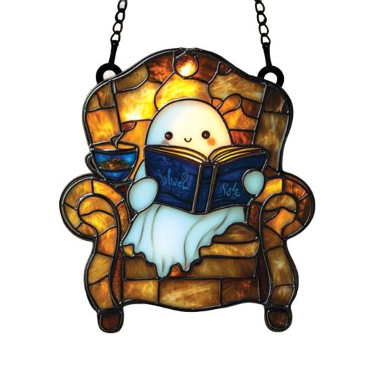 Halloween Ghost Bubble Bath Lamp LED Night Light Bathroom Decor Color-Changing Mood Light Ghost-Themed Bathtub Accent Lamp