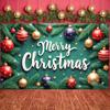 Winter Festive Display Colorful Ornaments Xmas Display Christmas Celebration Display Xmas Ornamental Merry Christmas Banner