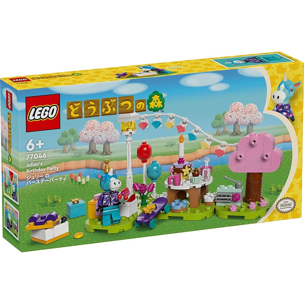 LEGO Animal Crossing Julie's Birthday Party Toy Set Building Blocks Educational Gift for Kids Ages 6-9