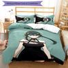 3pcs Spy Play Anya pattern bedding set duvet cover set includes duvet cover &pillowcases,perfect all season bedroom decoration&gift