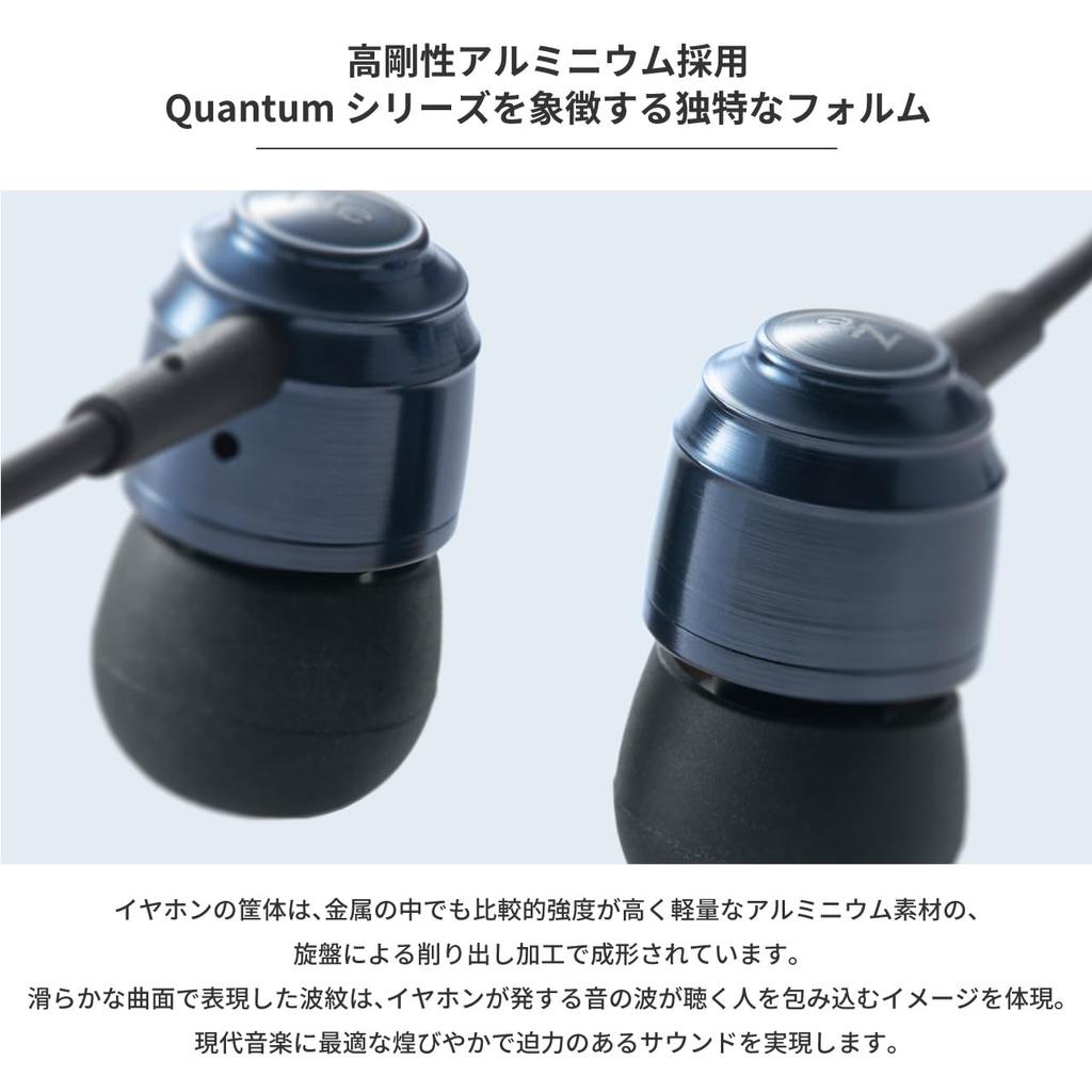 RADIUS Connection Earphones Canal Earphones Type C Remote Control with Microphone HP-Q10C USB-C USB-C Type-C Hands-free HP-Q10CB (Blue)