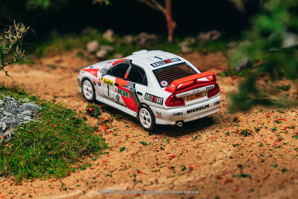 Speedmaster Japan TARMACWORKS Maßstab Mitsubishi Lancer Evolution IV Rallye 1997 Tommi Harjanne Fertigmodell 1/64 Monte-Carlo Makinen/Seppo
