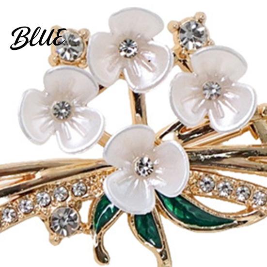 Brooch Pin White Plum Blossom Brooch Artistic Flower Branches Lapel