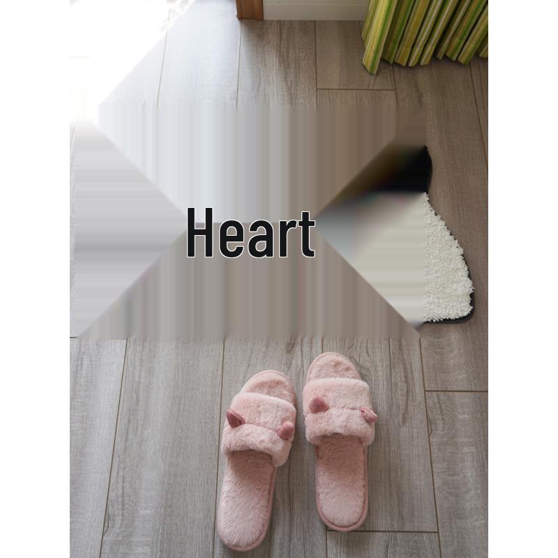 Cartoon Cat Faux Cashmere Non-Slip Mat: Water-Absorbent Floor Rug for Bathroom, Living Room, Cute Decoration & Cushion