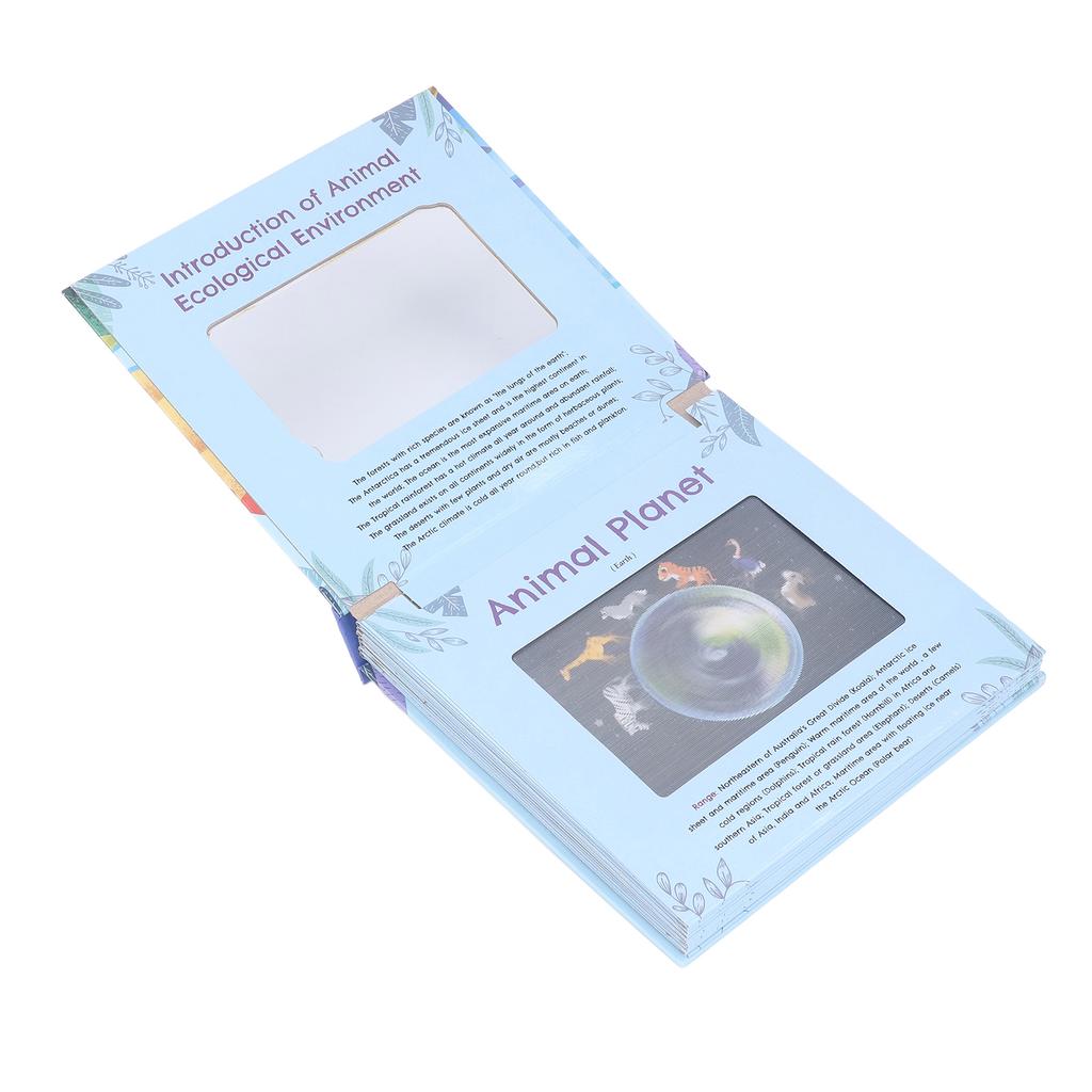 3D enzyklopädisches Buch dreidimensionale Tierkenntnis kognitive Entwicklung Kinder lesen 3D Buch
